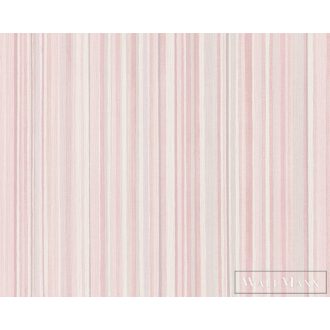 AS CREATION ATTRAKTIVE 37817-1 RÓZSASZÍN CSÍKOS TAPÉTA