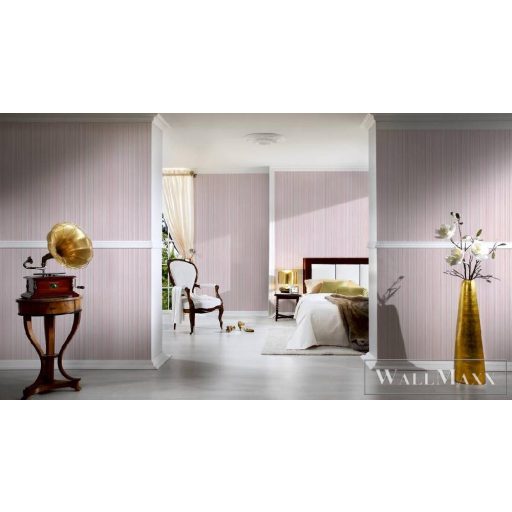 AS CREATION ATTRAKTIVE 37817-1 RÓZSASZÍN CSÍKOS TAPÉTA