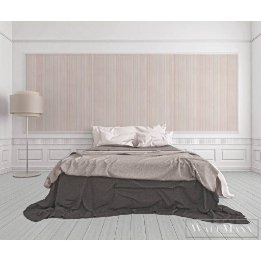 AS CREATION ATTRAKTIVE 37817-2 RÓZSASZÍN CSÍKOS TAPÉTA