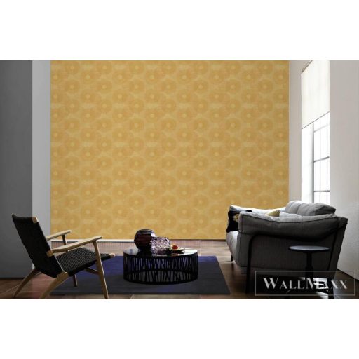 AS CREATION ATTRAKTIVE 37832-4 SÁRGA DISZKOSZ TAPÉTA