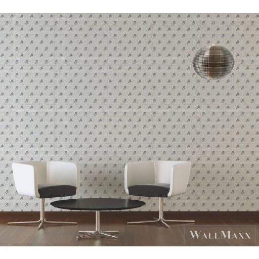 AS CREATION KARL LAGERFELD 37842-2 SZÜRKE GRAFIKAI TAPÉTA