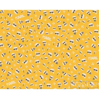 AS CREATION KARL LAGERFELD 37843-4 SÁRGA MODERN TAPÉTA