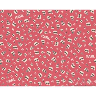 AS CREATION KARL LAGERFELD 37843-5 PIROS MODERN TAPÉTA