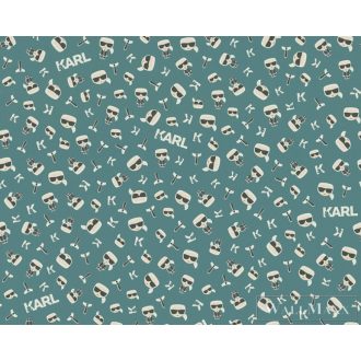 AS CREATION KARL LAGERFELD 37843-6 ZÖLD MODERN TAPÉTA