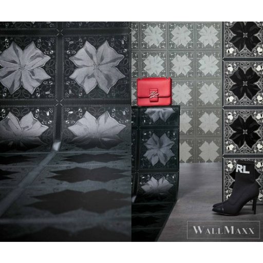AS CREATION KARL LAGERFELD 37845-3 FEKETE BAROKKOS TAPÉTA