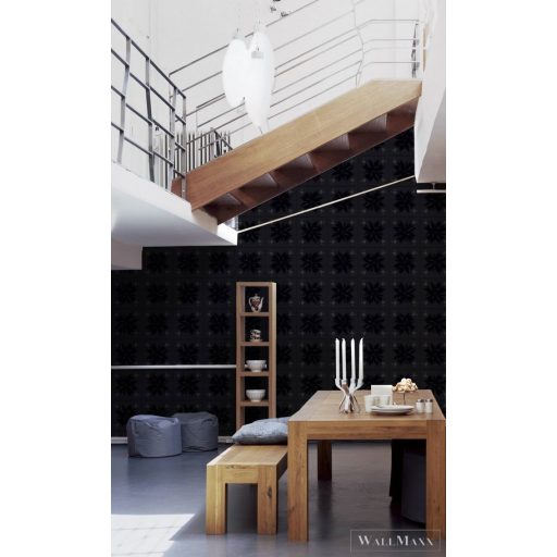 AS CREATION KARL LAGERFELD 37845-3 FEKETE BAROKKOS TAPÉTA