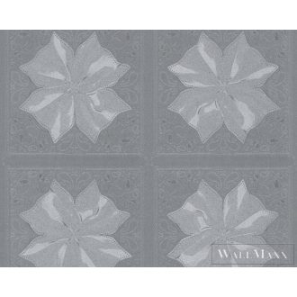 AS CREATION KARL LAGERFELD 37845-5 SZÜRKE BAROKKOS TAPÉTA