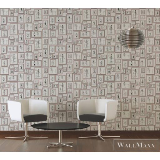 AS CREATION KARL LAGERFELD 37846-4 GRAFIKAI TAPÉTA