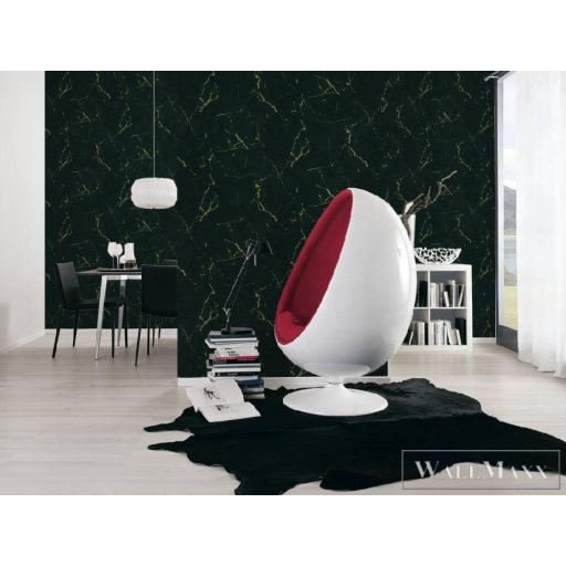 AS CREATION METROPOLITAN STORIES 2 2023 37855-5 ZÖLD MÁRVÁNY TAPÉTA