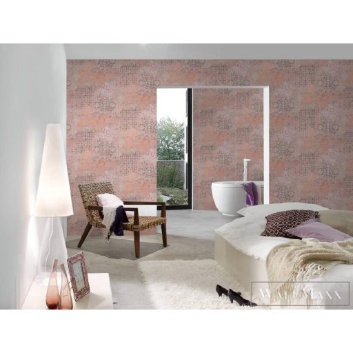 AS CREATION METROPOLITAN STORIES 2 2023 37858-2 NARANCS DEKOR TAPÉTA