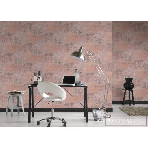 AS CREATION METROPOLITAN STORIES 2 2023 37858-2 NARANCS DEKOR TAPÉTA