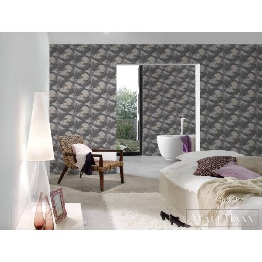 AS CREATION METROPOLITAN STORIES 2 2023 37859-3 SZÜRKE HALAS TAPÉTA