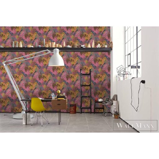 AS CREATION METROPOLITAN STORIES 2 2023 37860-2 PINK VIRÁGOS TAPÉTA