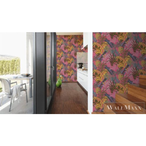 AS CREATION METROPOLITAN STORIES 2 2023 37860-2 PINK VIRÁGOS TAPÉTA