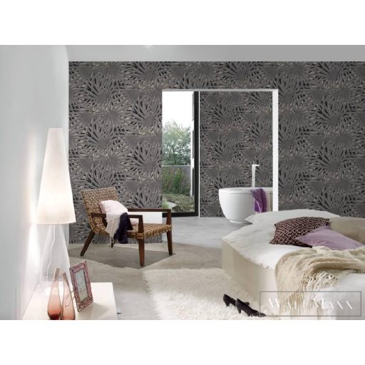 AS CREATION METROPOLITAN STORIES 2 2023 37861-2 EZÜST LEVELES TAPÉTA