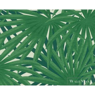   AS CREATION METROPOLITAN STORIES 2 2023 37861-3 ZÖLD LEVELES TAPÉTA