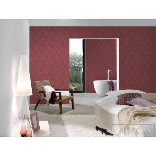 AS CREATION Metropolitan Stories 2 2023 37864-2 piros kalász mintás tapéta