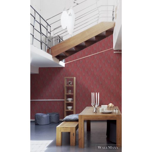 AS CREATION Metropolitan Stories 2 2023 37864-2 piros kalász mintás tapéta