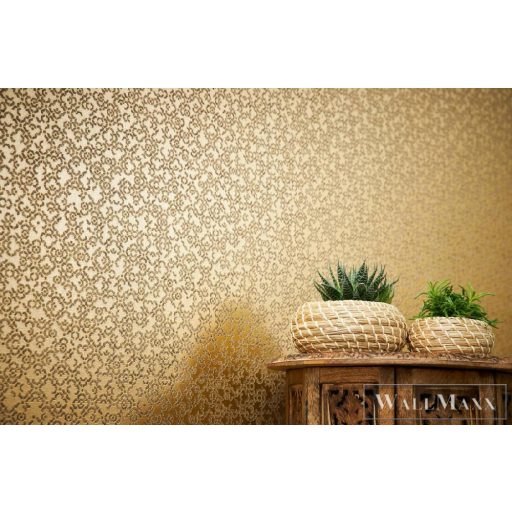 AS CREATION METROPOLITAN STORIES 2 2023 37866-1 SÁRGA ARAB MOTÍVUMOS TAPÉTA