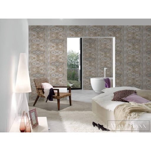 AS CREATION METROPOLITAN STORIES 2 2023 37868-3 FEHÉR SZŐNYEG MINTÁS TAPÉTA