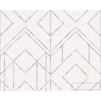   AS CREATION METROPOLITAN STORIES 2 2023 37869-1 FEHÉR MOZAIK MINTÁS TAPÉTA