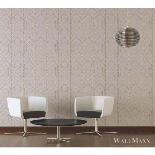 AS CREATION METROPOLITAN STORIES 2 2023 37869-3 BÉZS MOZAIK MINTÁS TAPÉTA