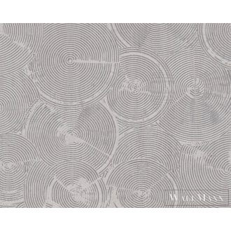   AS CREATION METROPOLITAN STORIES 2 2023 37900-2 SZÜRKE KÖRÖS TAPÉTA