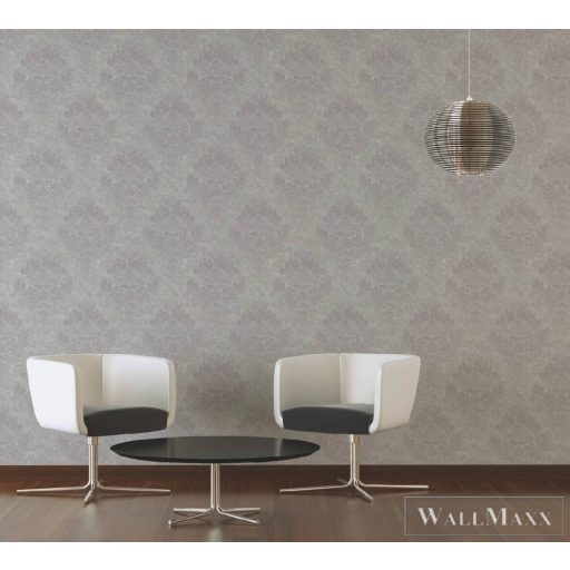 AS CREATION METROPOLITAN STORIES 2 2023 37901-4 SZÜRKE BAROKKOS TAPÉTA