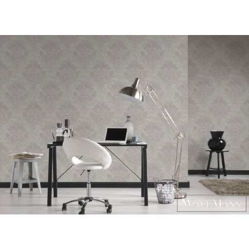 AS CREATION METROPOLITAN STORIES 2 2023 37901-4 SZÜRKE BAROKKOS TAPÉTA