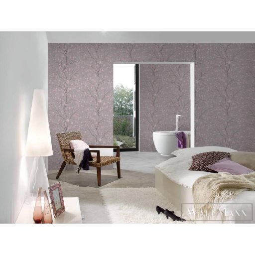 AS CREATION METROPOLITAN STORIES 2 2023 37912-2 SZÜRKE TAVASZI TAPÉTA