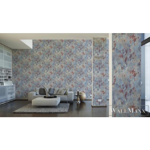 AS CREATION METROPOLITAN STORIES 2 2023 37954-2 KÉK MODERN TAPÉTA