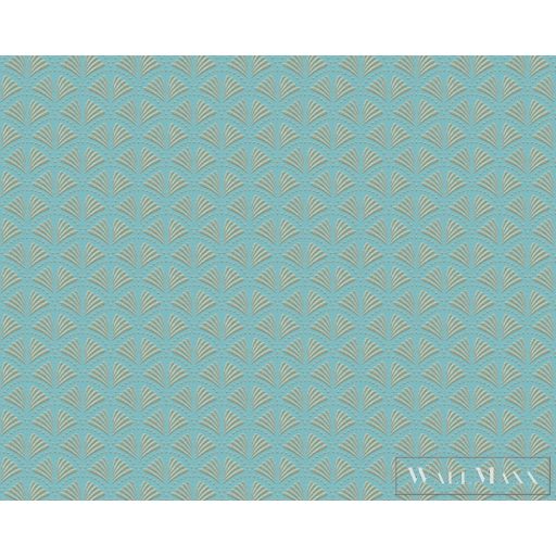 AS CREATION Trendwall 2 2024 37957-4 kék grafikus tapéta