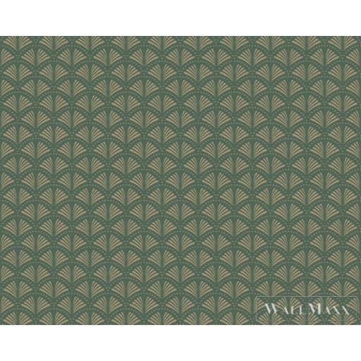 AS CREATION Trendwall 2 2024 37957-5 zöld grafikus tapéta