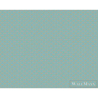 AS CREATION Trendwall 2 2024 37958-4 kék grafikus tapéta