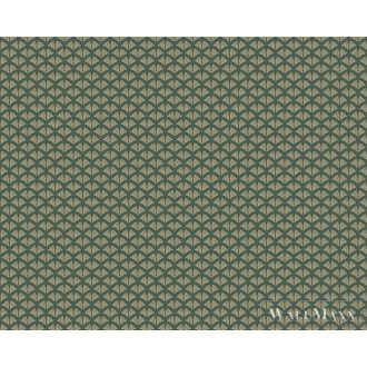 AS CREATION Trendwall 2 2024 37958-5 zöld grafikus tapéta