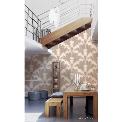 AS CREATION Trendwall 2 2024 37959-1 krémszínű tollas tapéta