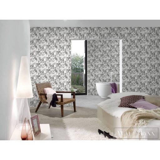 AS CREATION Change is Good 37982-1 fekete majmos tapéta