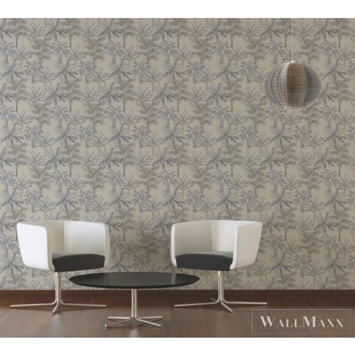 AS CREATION Change is Good 37983-1 bézs pálmafás tapéta