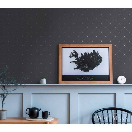 AS CREATION Change is Good 37985-2 fekete csillagos tapéta