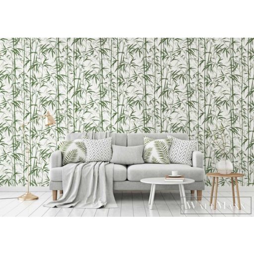 AS CREATION Change is Good 37989-3 krémszínű levélmintás tapéta