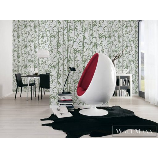 AS CREATION Change is Good 37989-3 krémszínű levélmintás tapéta