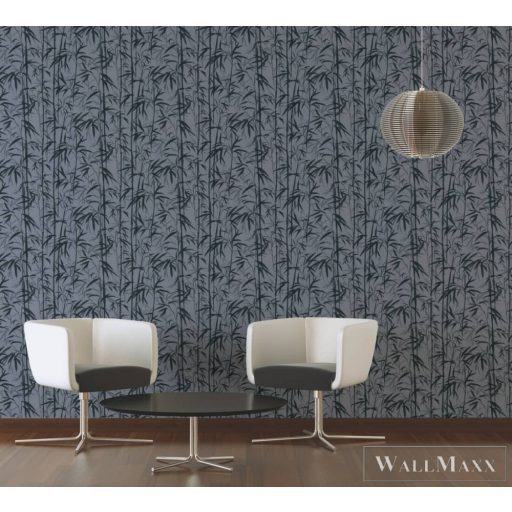 AS CREATION Change is Good 37989-4 fekete dzsungelmintás tapéta