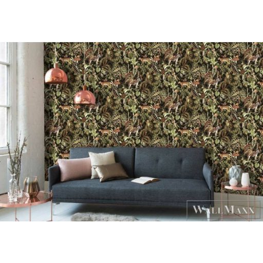 AS CREATION Change is Good 37990-1 színes dzsungelmintás tapéta