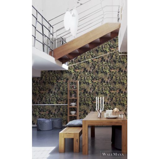 AS CREATION Change is Good 37990-1 színes dzsungelmintás tapéta