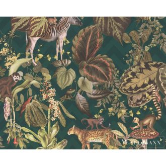   AS CREATION Change is Good 37990-2 színes dzsungelmintás tapéta