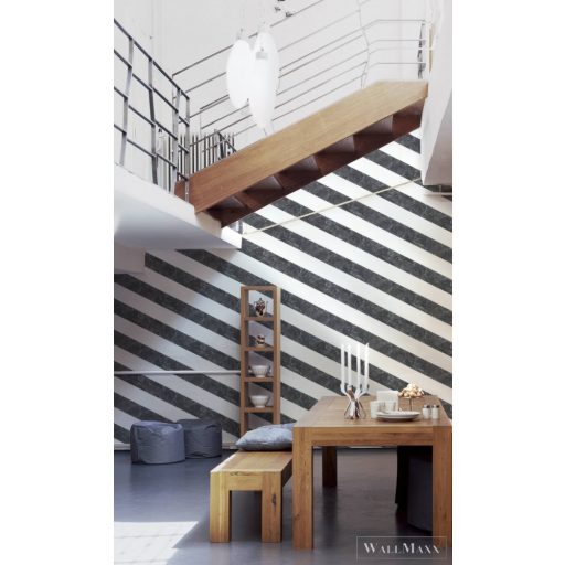 AS CREATION Change is Good 37992-1 fekete márványmintás tapéta