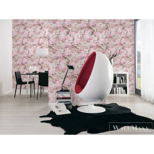 AS CREATION Trendwall 2 2024 38008-1 rózsaszín virágmintás tapéta