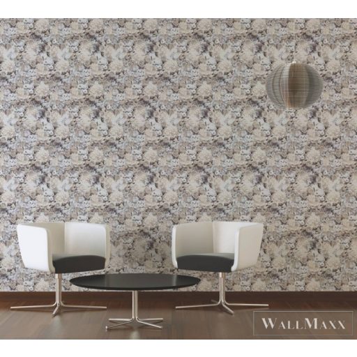 AS CREATION Trendwall 2 2024 38008-3 fekete virágmintás tapéta