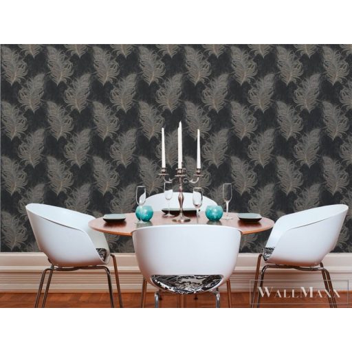 AS CREATION Mata Hari 38009-4 fekete barokk tapéta