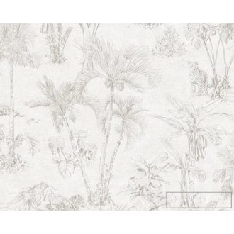 AS CREATION Cuba 38021-1 levélmintás tapéta